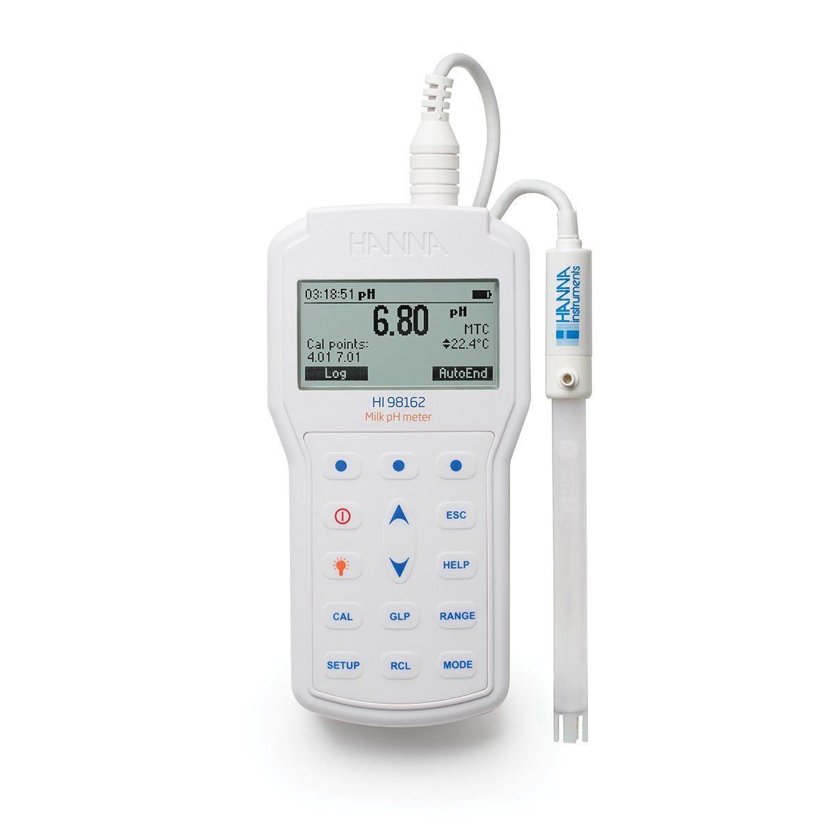 HI98162 портативный pH-метр для молока, HANNA Instruments